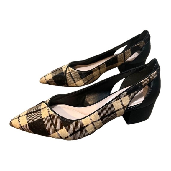Preston & York Tabitha plaid calf hair pumps. 8.5 - Picture 2 of 6
